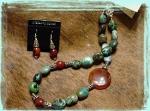 Carnelian & turq.